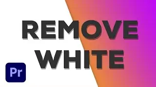 How to remove white parts in Premiere Pro