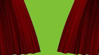 green screen Opening Curtain