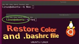 How to bring back original .bashrc file in Linux