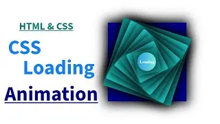 How to make Animated Page Loader using HTML & CSS | loading html css