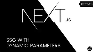 Next.js Tutorial - 22 - SSG with Dynamic Parameters