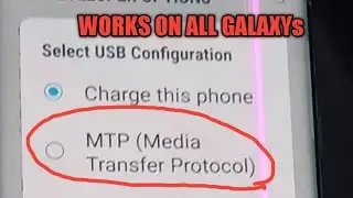 How to enable Mass Storage or MTP mode on any Samsung Galaxy