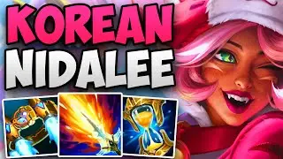 KOREAN CHALLENGER JUNGLER CARRIES WITH NIDALEE! | CHALLENGER NIDALEE JUNGLE GAMEPLAY | Patch 14.3