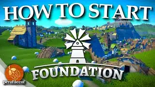 🧱 How to start tutorial and tips Foundation | Indie medieval city building simulation | Guide #1