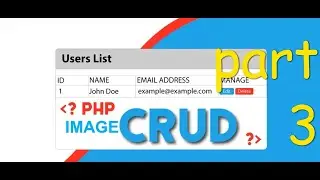 PHP IMAGE CRUD (UPDATE)