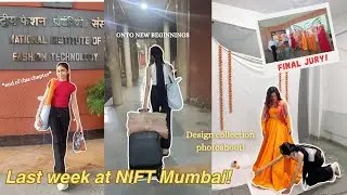 LAST WEEK AT NIFT MUMBAI! DESIGN COLLECTION JURY VLOG|Photoshoot, sleepless night & more| Gagan kaur