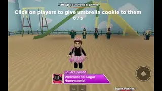 [FRONTMAN] Squid Game! Buying Frontman And Giving Umbrella Cookies! Gun! Push! Red Light Green Light