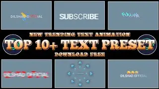 Text Animation Preset For Alight Motion | Alight Motion Text Animation Preset | text effect preset