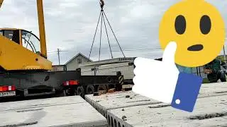 МОНТАЖ ПЛИТ ПЕРЕКРЫТИЯ. ПЛИТА ПЕРЕКРЫТИЯ НА ЛЕНТОЧНЫЙ ФУНДАМЕНТ ДЛЯ ЧАСТНОГО  ДОМА ИЗ ГАЗОБЕТОНА.