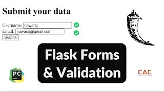 Handling Form Data and Validation in Flask using PyCharm