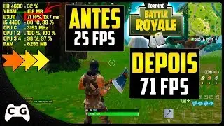 Como Aumentar MUITO o FPS do Fortnite Battle Royale em PC Fraco e Todos Outros Jogos