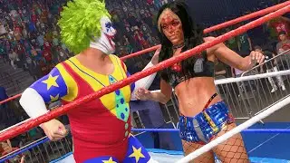 WWE 2k23 MODS: Doink the Clown vs Cora Jade 