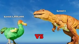 DODO (lvl 1,000,000) VS GIGA (lvl 1) - FIRST ASCENDED BATTLES🦖