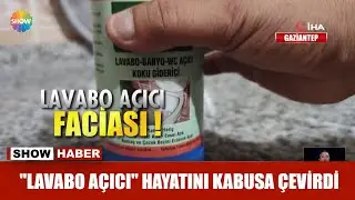 Lavabo açıcı hayatını kabusa çevirdi!