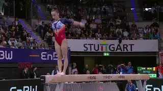 Miruna Valentina Botez Rumänien Schwebebalken - Gerätfinale EnBW DTB Pokal 2024 Stuttgart