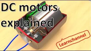 DC Motors explained - electric motor principle