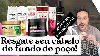 VERSÃO BARATINHOS - Produtos para RECUPERAR cabelos EXTREMAMENTE DANIFICADOS!