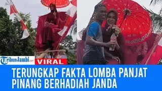 Terungkap Fakta Video Viral Lomba Panjat Pinang Berhadiah Janda, Ternyata Seorang Pria