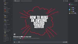 How to setup a REALLY GOOD discord server!! (SUPER EASY) (with template!)