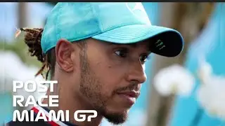 Lewis Hamilton Post race interview Miami Grand Prix #f1 #lewishamilton