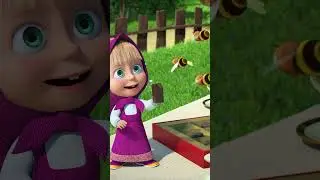 Even bees love chocolate! 💖🍫 #Wellbeeing #MashaAndTheBear #Shorts #cartoonforkids #kids