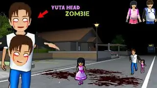 Zombie Kepala Yuta Menghantui Mio Aida 😰|| Sakura School Simulator Drama Story 👺