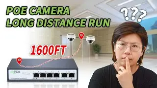 The Best Way to Install IP Cameras 1000ft Away| Elevator Cameras Setup