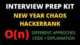 New year chaos hackerrank solution (Interview preparation kit)