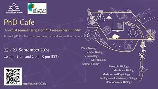 PhD café - A virtual seminar series for PhD researchers in India - Medicine and Physiology