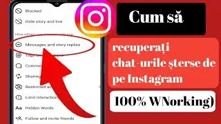 Recuperare chat-uri șterse pe Instagram 2024 Recuperare șterge mesajele Instagram