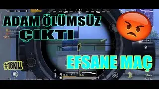 PUBG MOBİLE ADAM ÖLÜMSÜZ ÇIKTI ABİ!!! 2021 NEW! EFSANE MAÇ #1