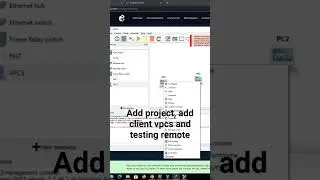 Add project, add client vpcs and testing remote #kobar #modem #konfigurasi #jaringan #pemula