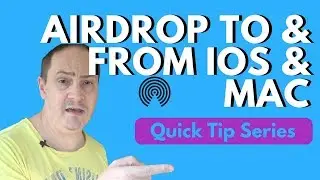 How To AirDrop From Mac to iPhone (and Back!) - Quick Tip #1