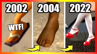 Evolution of FEET LOGIC in GTA Games! (2001 → 2022)