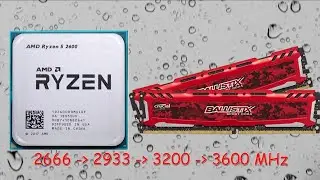 AMD Ryzen memory speed dependence. Frequency vs. timings. 3200 vs. 3400 MHz. What is more important?