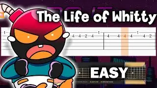 The Life of Whitty - Friday Night Funkin' Song - Guitar tutorial (TAB)