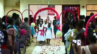 Wedding Entrance: Flower Girls Walking Down the Aisle and Bridal Entry