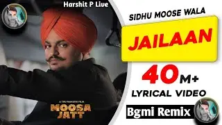 Jailaan Song | Sidhu Moose Wala Songs | Latest Punjabi Songs 2024 | Bgmi Gameplay