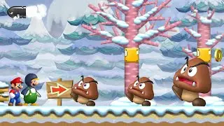 New Super Mario Bros. Wii Arcadia - 2 Player Co-Op Walkthrough #11