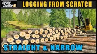 Processing Almost Perfect Piles! - Logging From Scratch 80 - Farming Simulator 2019 - FDR Logging