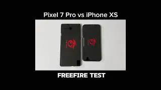 Pixel 7 Pro vs iPhone XS - Freefire Test!!