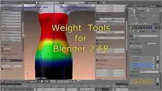 Blender 2.68: Weight Paint Tools