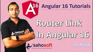 router Link in Angular 16 | Angular 16 Tutorial in Hindi