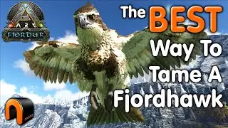 ARK How To TAME A FJORDHAWK On FJORDUR For REAL!