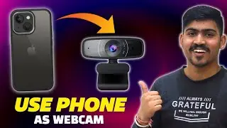 How to Use Phone as Webcam - Free ✅ | Smartphone as WEBCAM 🔥 | Easy Method ✅