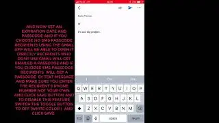 HOW TO ENABLE OR DISABLE CONFIDENTIAL MODE IN GMAIL IOS