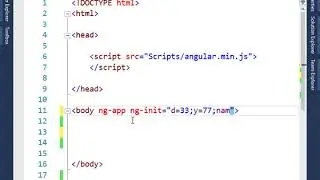 AngularJS Expression ng init Directive