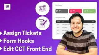 [Part 02] Ticketing System | Assign Tickets | JetForm Builder Hooks | Modify CCT from Front-end