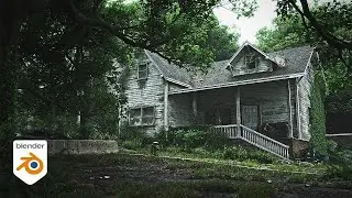 How to make an abandoned house in Blender - Tutorial