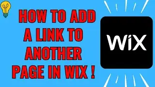 How to add a link to another page in Wix (Simple 2024)